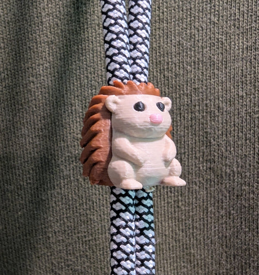 Hedgehog Hoodie Charm | 3D Printed Hoodie Drawstring Accessory | HoodyModz