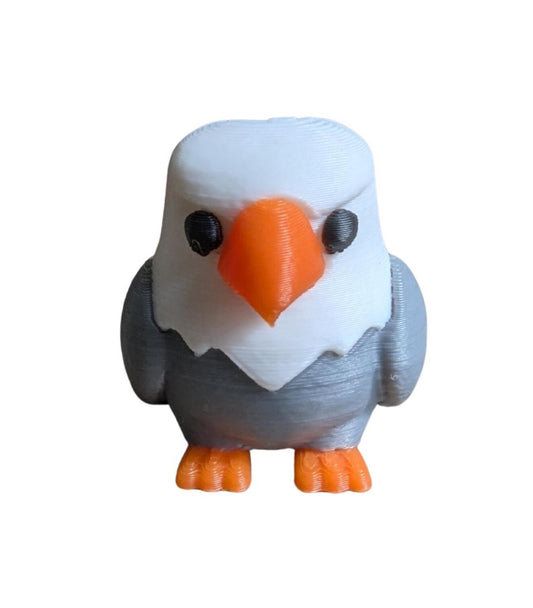 Bald Eagle Hoodie Charm | 3D Printed Hoodie Drawstring Accessory | HoodyModz