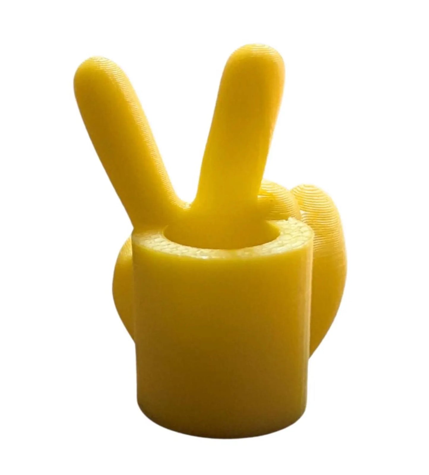 Peace Hand Emoji Hoodie Charm | 3D Printed Hoodie Drawstring Accessory | HoodyModz
