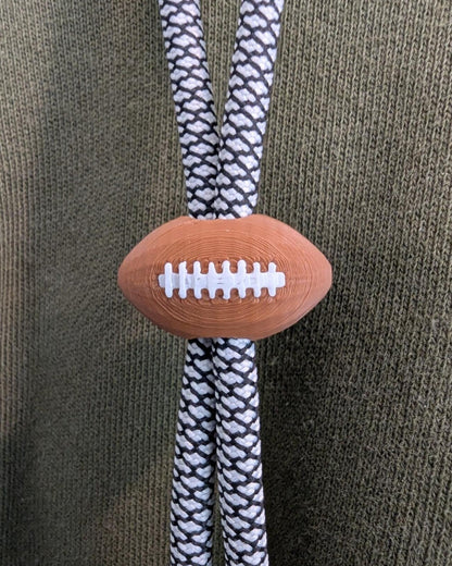 Football Hoodie Charm | 3D Printed Hoodie Drawstring Accessory | HoodyModz