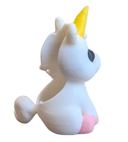 Unicorn Hoodie Charm | 3D Printed Hoodie Drawstring Accessory | HoodyModz