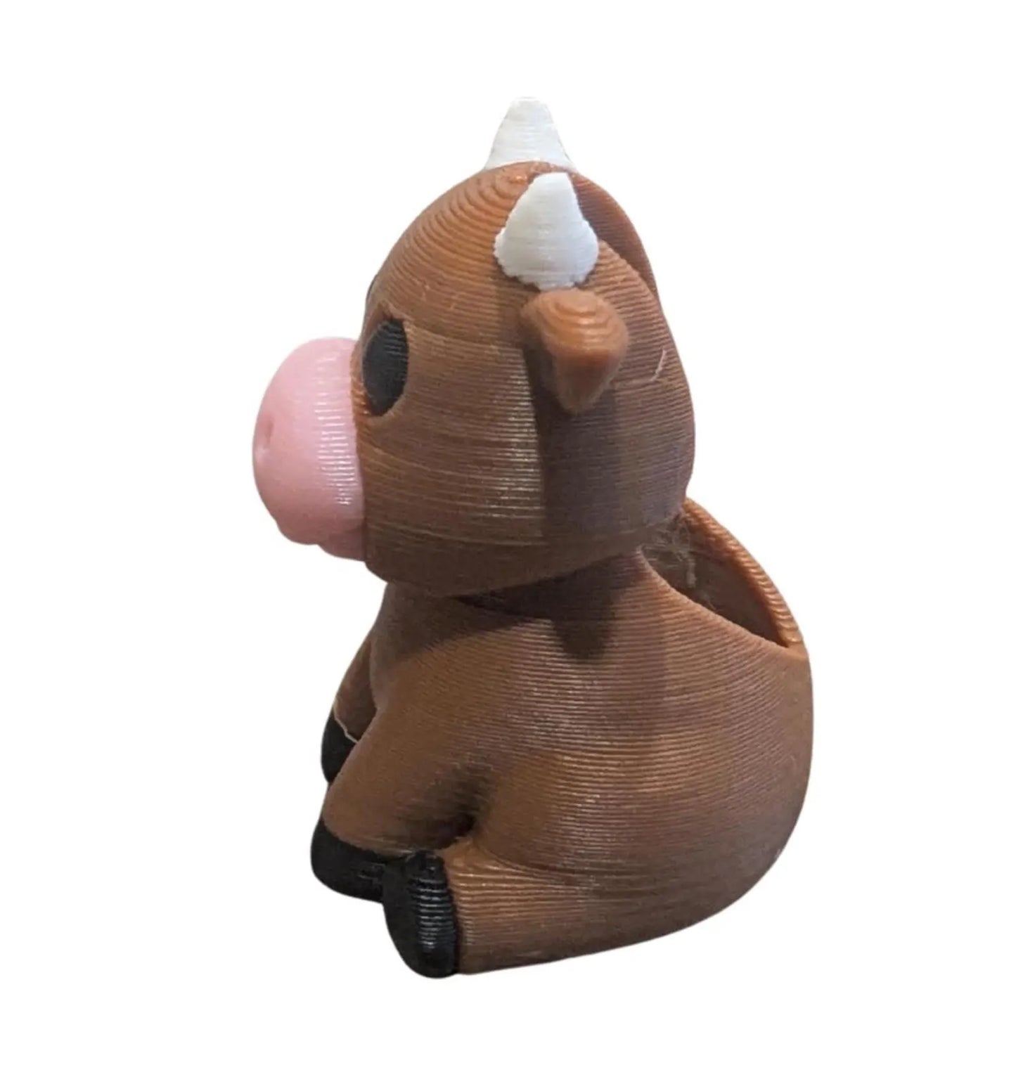 Cow Hoodie Charm | 3D Printed Hoodie Drawstring Accessory | HoodyModz