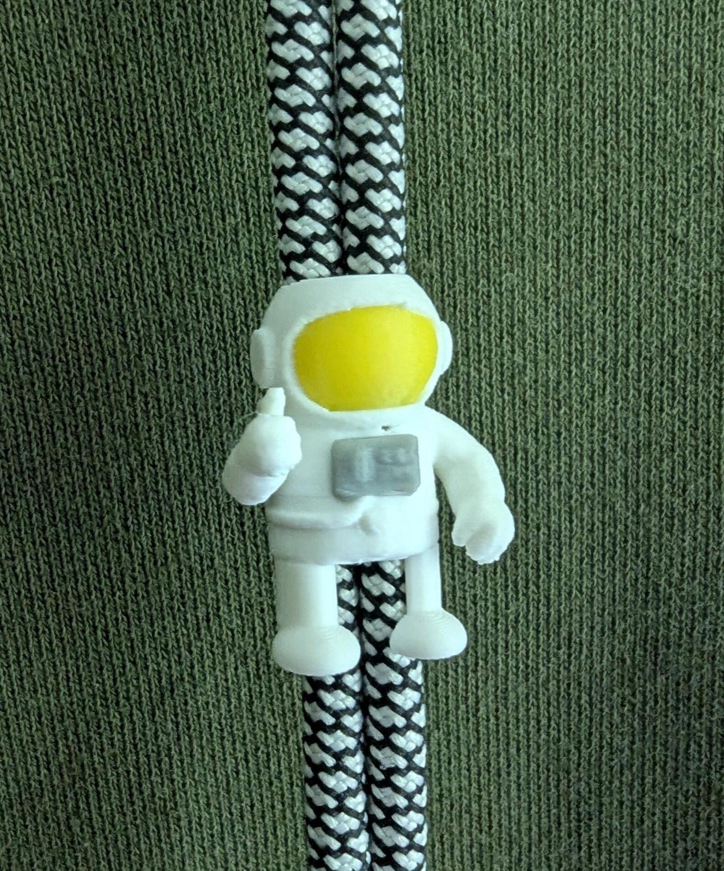 3D Printed Space Hoodie Charm 3- Pack | Astronaut, Rocket & Star Hoodie Charms | HoodyModz