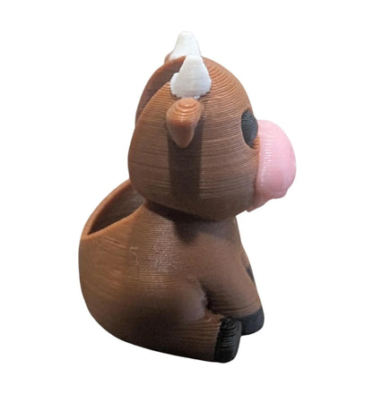 Cow Hoodie Charm | 3D Printed Hoodie Drawstring Accessory | HoodyModz