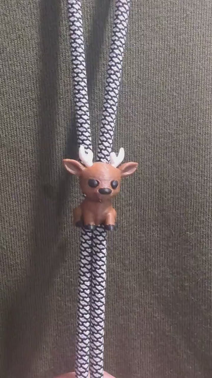 Deer Hoodie Charm | 3D Printed Hoodie Drawstring Accessory | HoodyModz