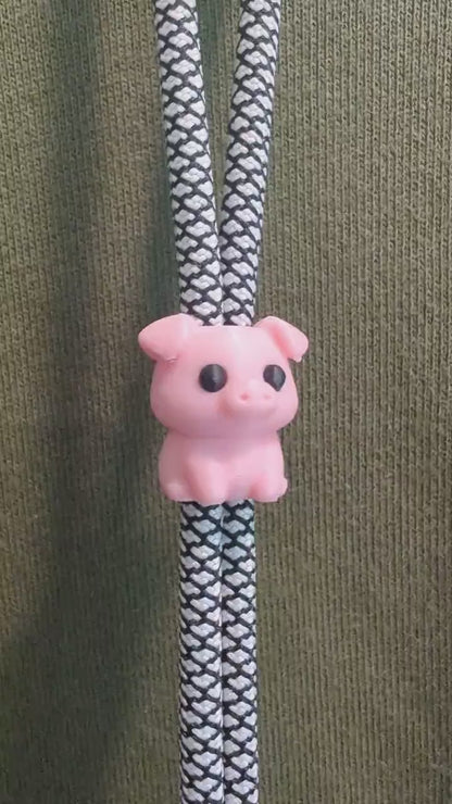 3D Printed Barnyard Hoodie Charm 3-Pack | Chicken, Pig & Cow Hoodie String Accessories | HoodyModz