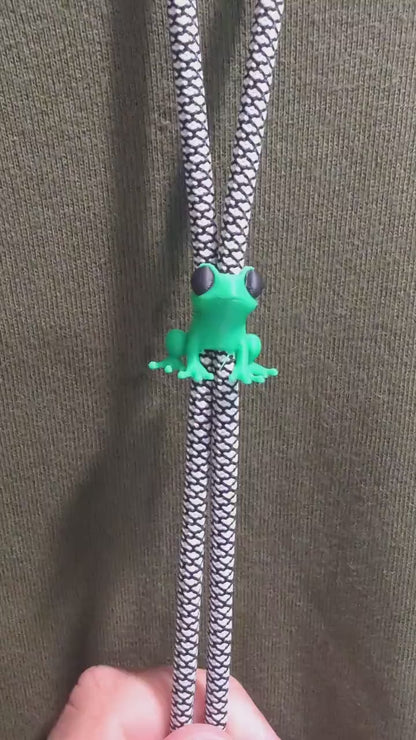 Frog Hoodie Charm | 3D Printed Hoodie Drawstring Accessory | HoodyModz